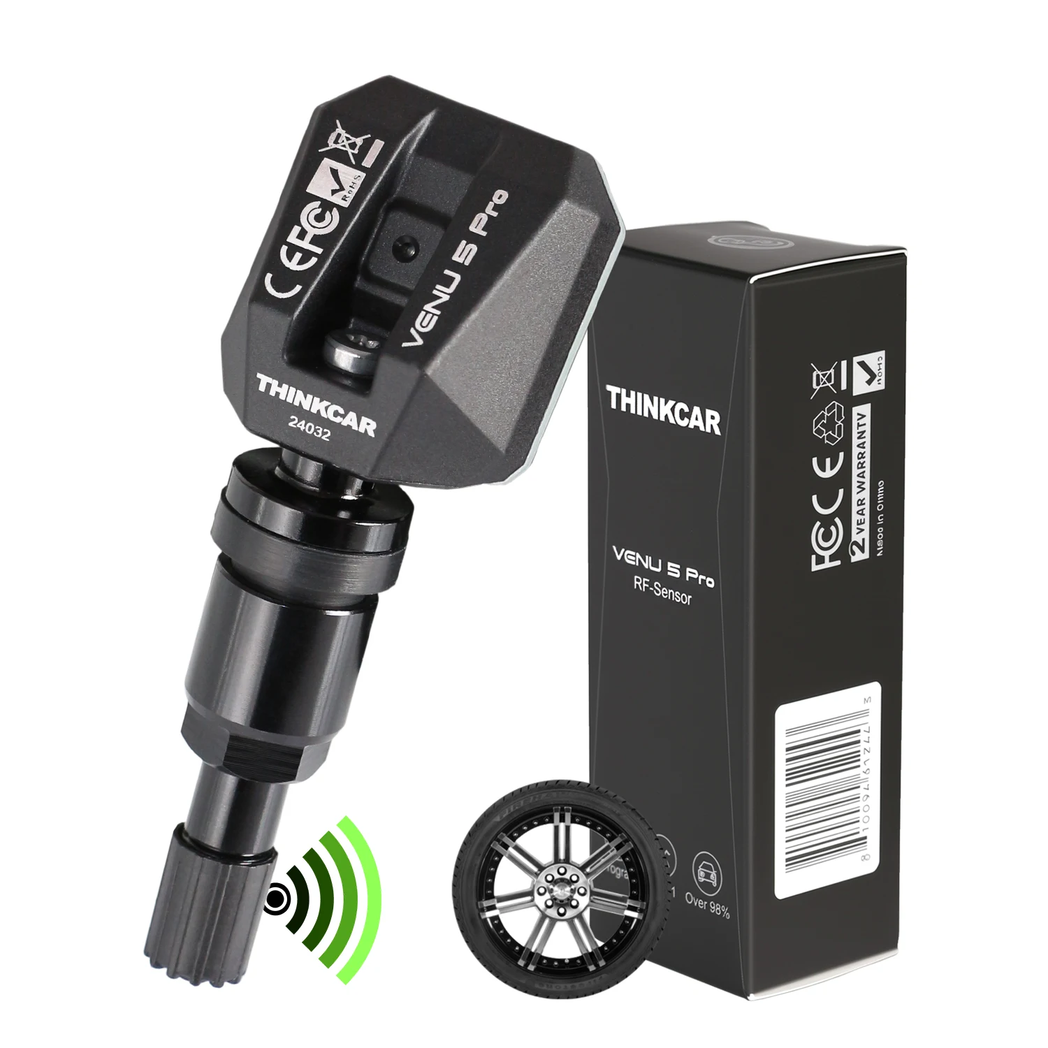 

THINKCAR VEN5PRO 2 in 1 RF-SENSOR 315MHz & 433MHz TPMS Sensor Tire Repair Tools Scanner Tire Pressure Sensors Tester Programming