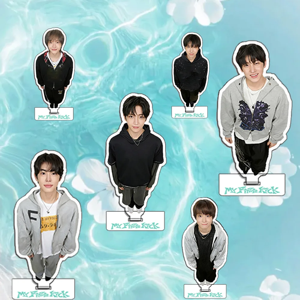 10CM KICKFLIP My First Kick Full-body Cosplay Stand Figure KYEHOON AMARU DONGHWA JUWANG MINJE Acrylic Stand Boards Fans Gift