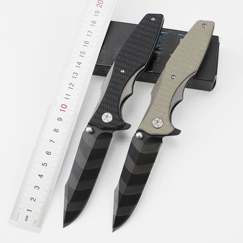 

Multifunctional Folding Knife CPM 20CV Steel Blade G10 Handle Pocket Knife for Military Tactical Survival Camping EDC Tools 2024