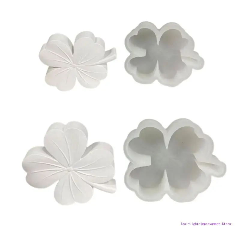 C63E Leaves Molds Four Leaf Molds for Hobbyist Making Soap Room Decorations