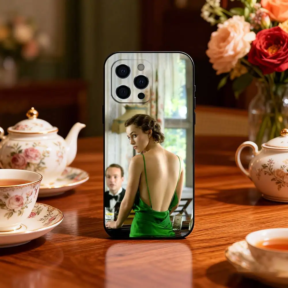 حافظة هاتف K-Keira Knightley لهاتف iPhone 17,16,15,14,13,12,11 Plus, Pro,Max,XS غطاء ناعم من السيليكون