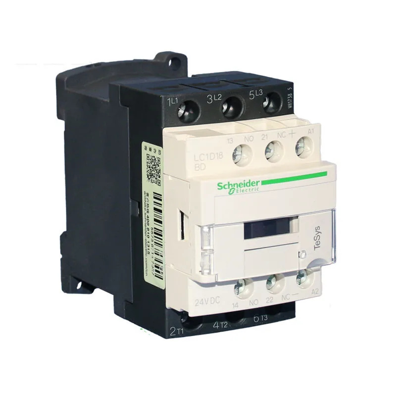 Schneider electric TeSys D 3-ploe DC contactors  LC1D18BDC   LC1D18CDC  LC1D18EDC  LC1D18FDC  LC1D18MDC DC24V-220V 18A