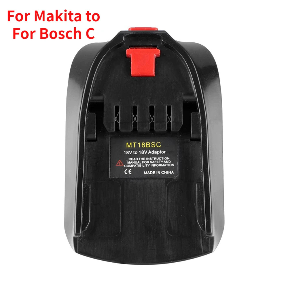 Batterieadapter für Bosch/Dewalt/Makita/Milwaukee 18V Li-Ionen-Akku für Bosch C-Werkzeug, ersetzt 18V grün-blauen Adapter, verwenden Sie BAT618.