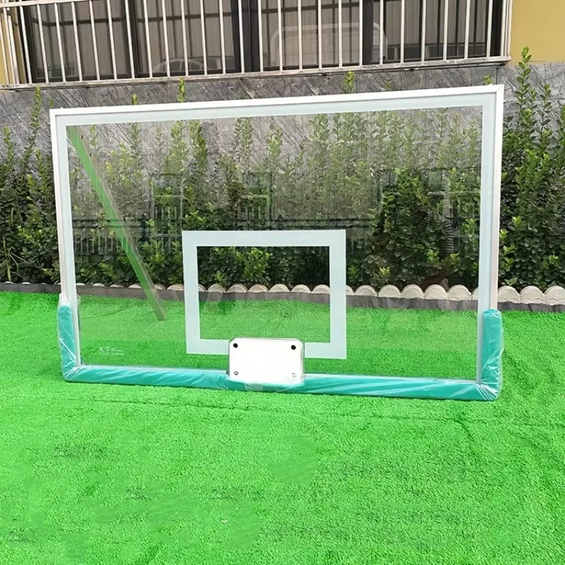 Professional Tempered Glass Basketball Backboard And Rim Combo For Competition And Training