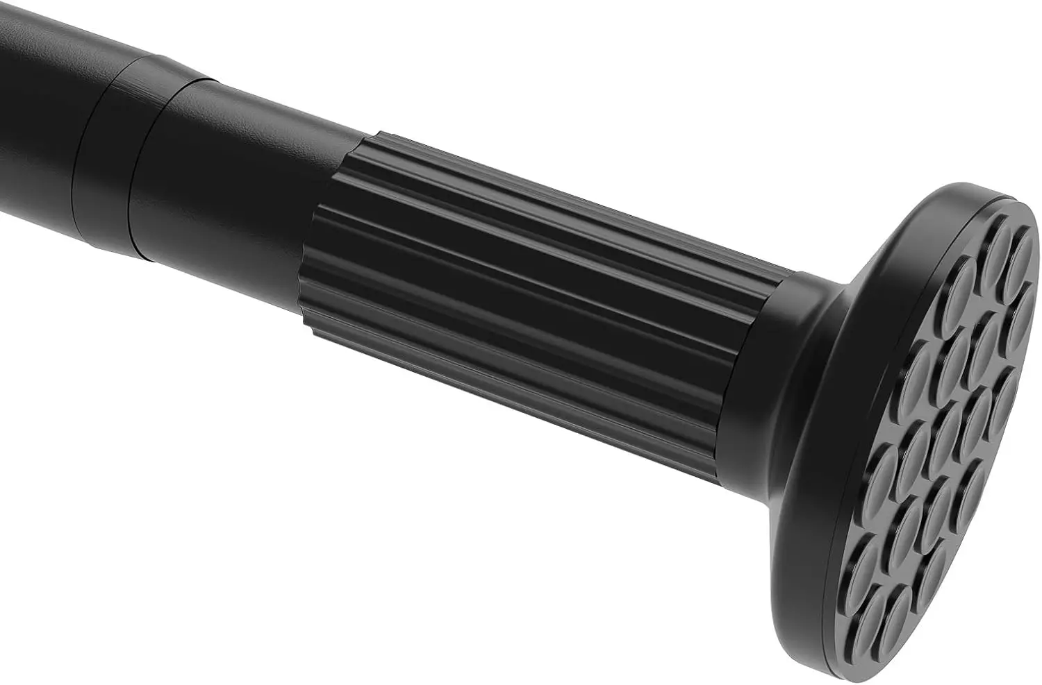 

Adjustable Tension Curtain Rod, 51-126 Inch, No Drilling Installation for Bathroom or Shower, Rust-Resistant Black
