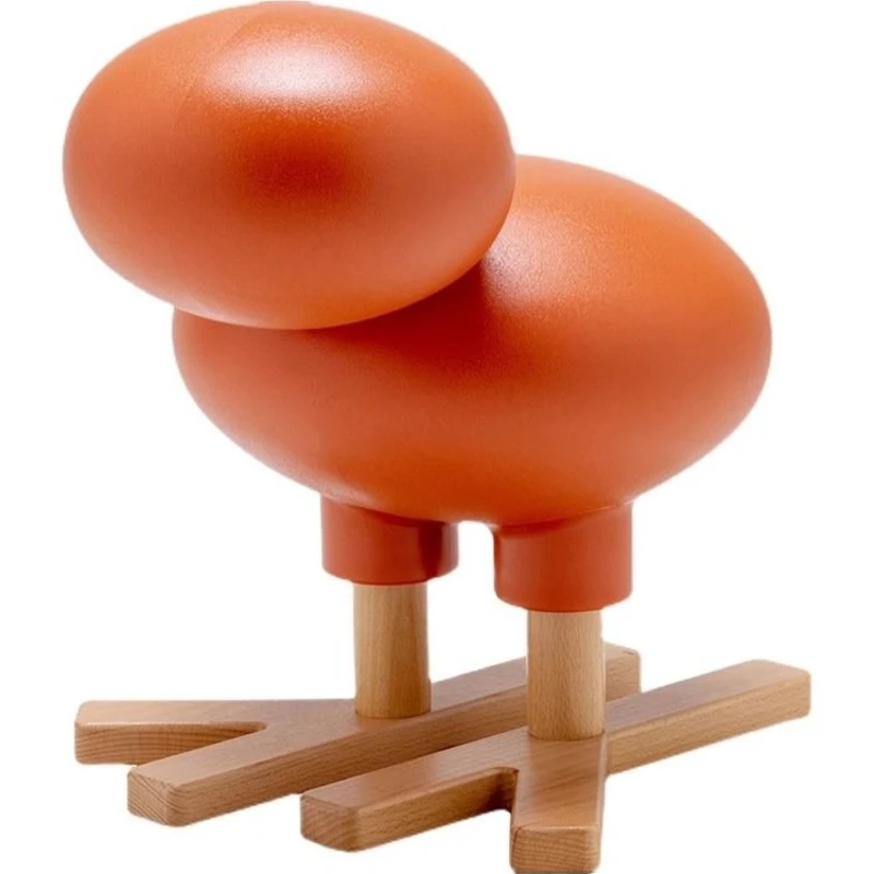 

Nordic ins style creative home cute cartoon solid wood Internet celebrity animal children shoe stool bird chair toy