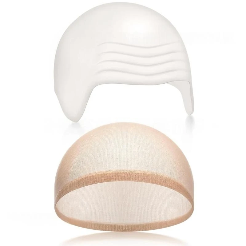 Q39C Bald Caps for Adults Kids Makeup Bald Head Caps Fake Bald Halloween Cosplay Costume Accessory Men Women Gifts