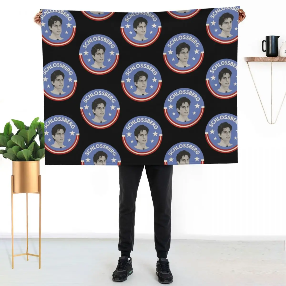 

Jack Schlossberg Throw Blanket Multi Use Warm Blanket for Living Room Bedroom