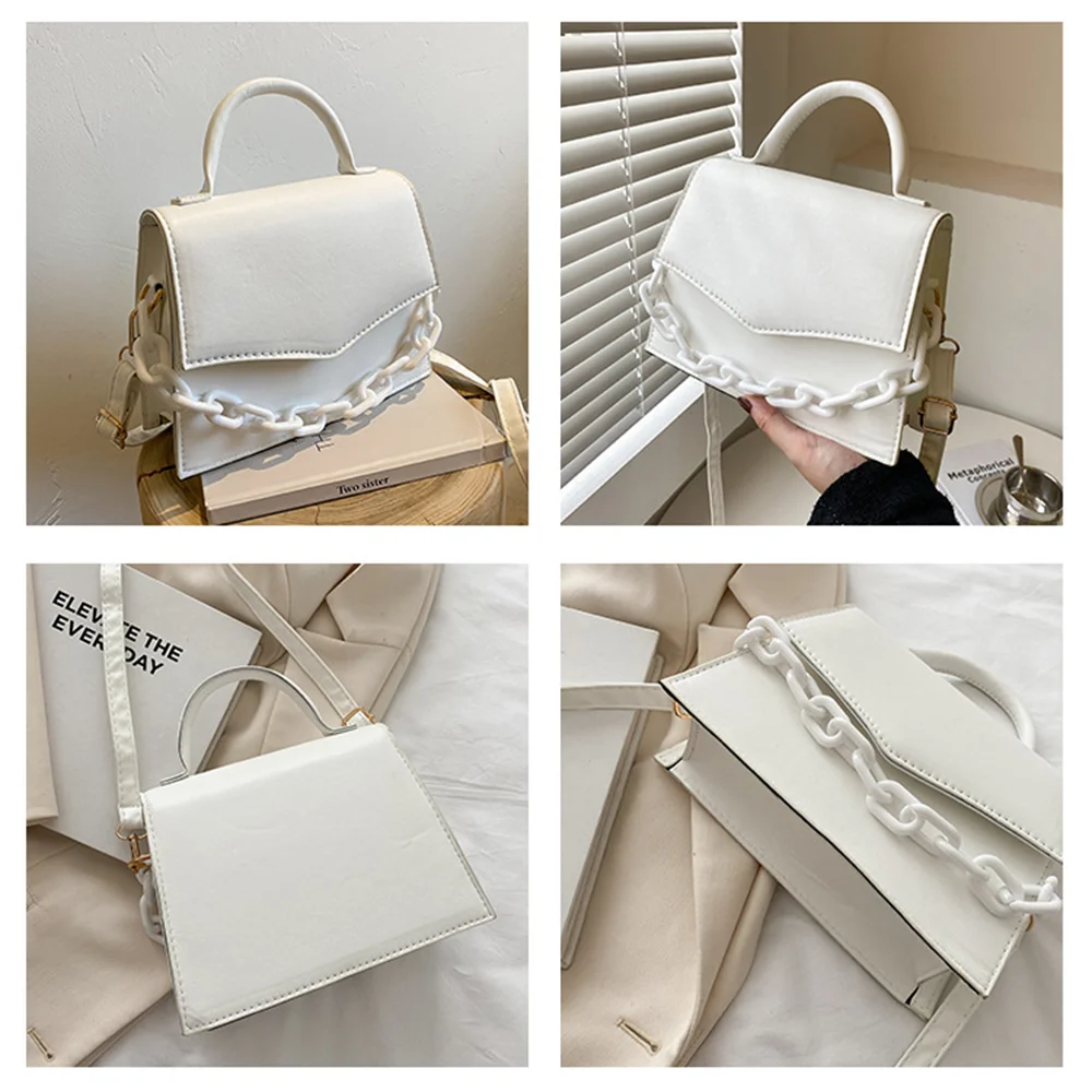 Women Bag New Chain Small Female Bag New Fashion Crossbody Shoulder Messenger Bag Handbag Purse Pure Candy Color Hand Bag