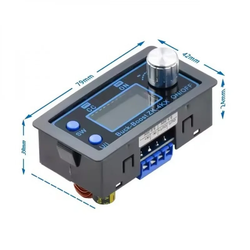 ZK-4KX CNC DC-DC Buck Boost Converter CC CV 0.5-30V 4A 50W Power Module for Solar Charging