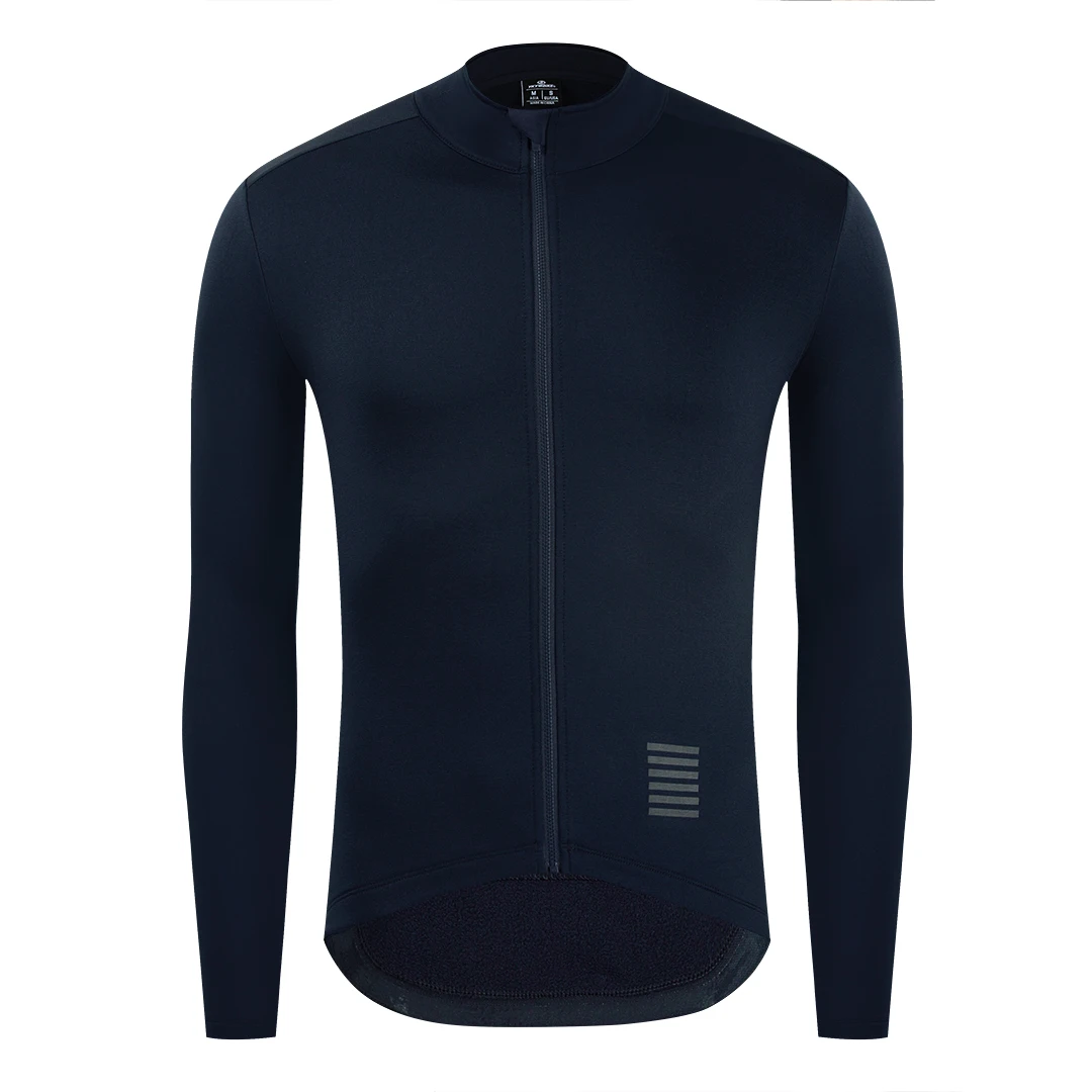 YKYWBIKE heren Wielertrui Winter & Herfst Lange Mouw Thermische Fleece voering Fiets Warme Jas Racefiets MTB kleding
