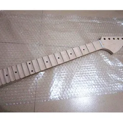 21 22 Frets Big Headstock Frets Maple Electric Guitar Neck Maple Scallop Fretboard No Paint Guitar Accessories Parts