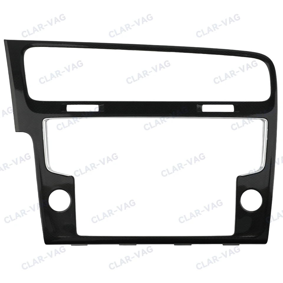 OEM 8 inch Piano Black Grid Pattern MIB Radio Frame Panel Plates Decorative Frame for VW Golf 7 7.5 MK7 MK7.5 Screen Panel