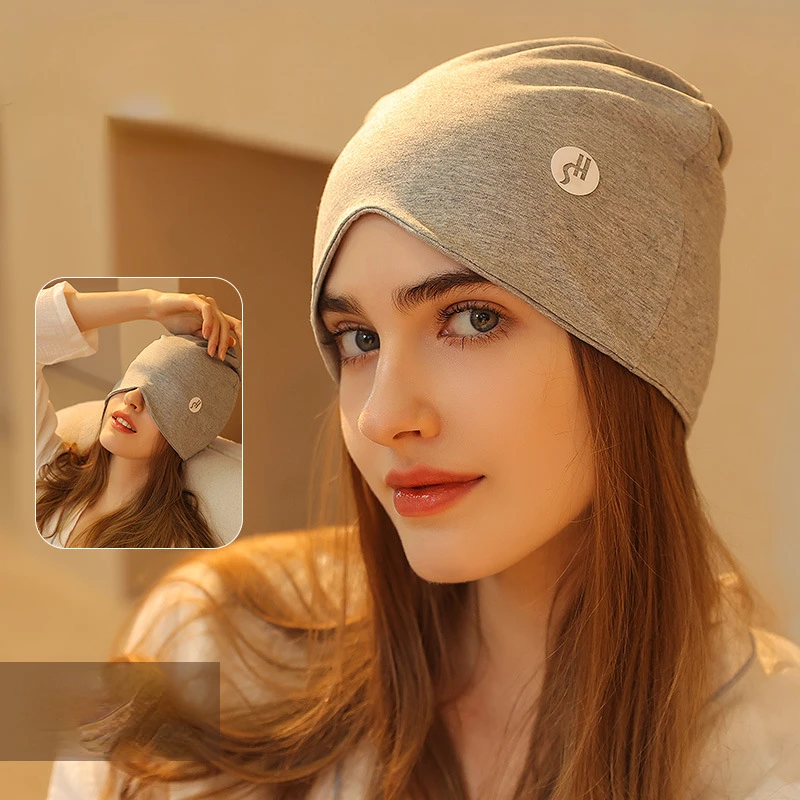 Autumn Winter Ear Protection Thickened Warm Cap Sleeping Cold-proof Shading Cold Cap Pregnant Women Postpartum Moon Cap