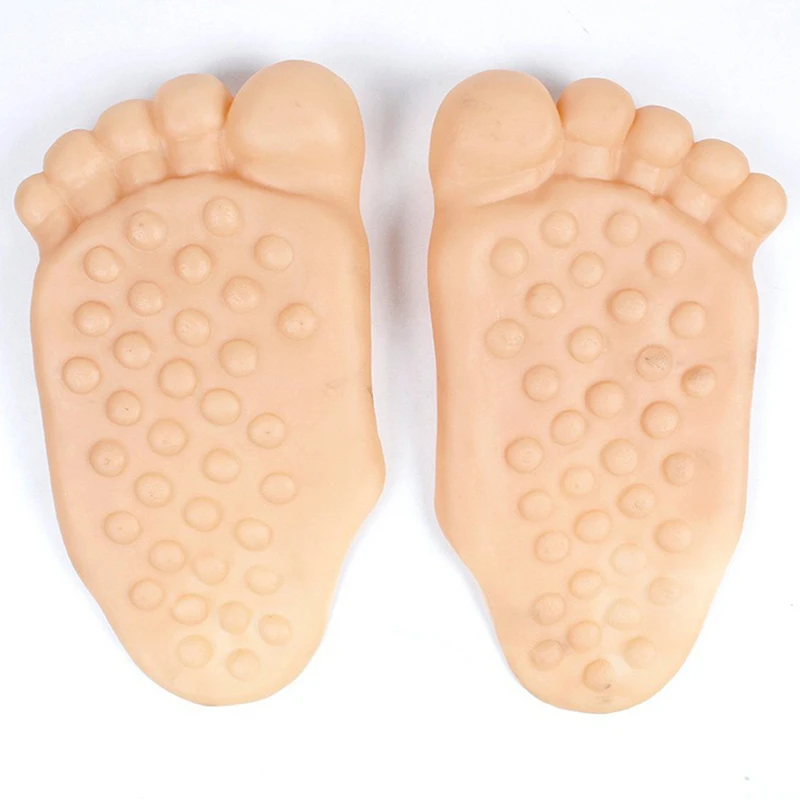 Cosplay simulation giant funny slippers skin color giant parody barefoot red five finger sole shoes toe shoes big foot giant par