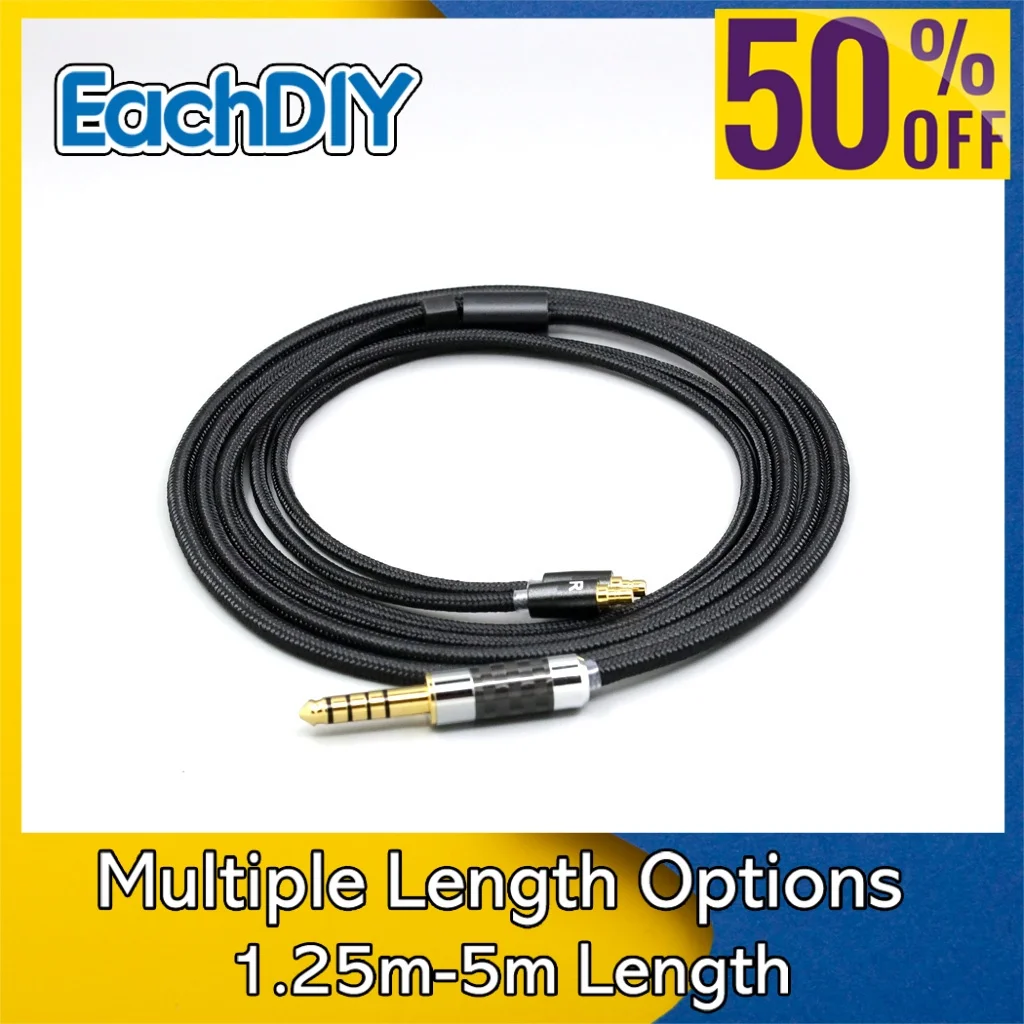 

2.5mm 4.4mm 3.5mm Super Soft Headphone Nylon OFC Cable For Sennheiser IE100 IE400 IE500 Pro Earphone LN007510