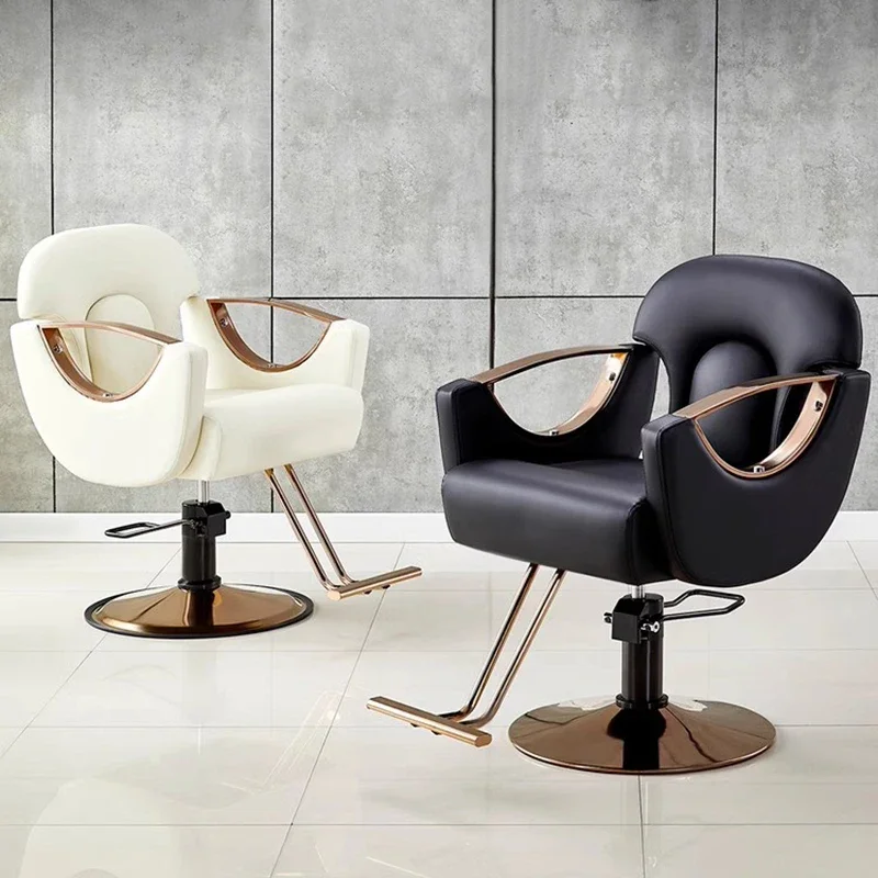 Silla De peluquero sencilla para salón De belleza, silla ergonómica cómoda para salón De peluquería, equipo Sillon De Barbero, muebles De salón