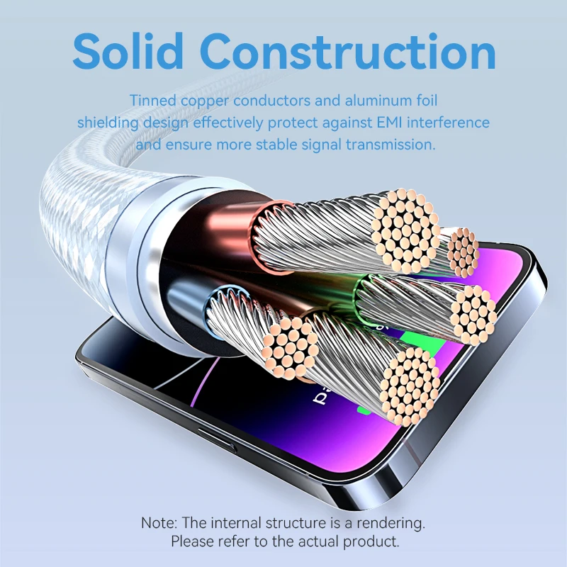 USB-кабель Vention с разъемом USB Type-C и поддержкой быстрой зарядки, 27 Вт