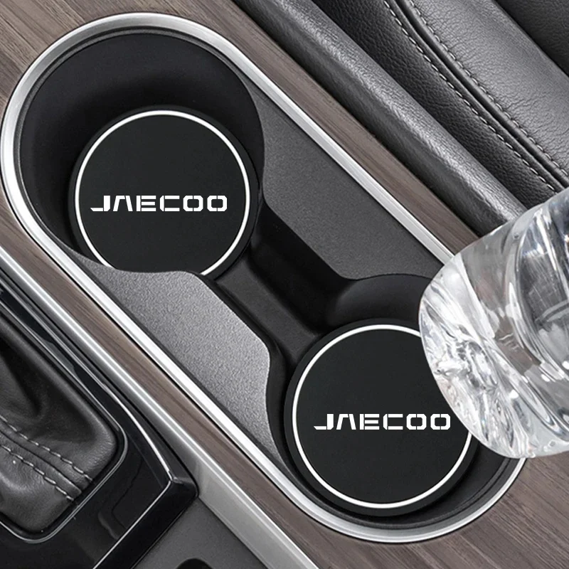 Premium Silicone Car Cup Coaster Set for Chery Jaecoo J7 J8 J6 J9 J10 7 Tiggo 8plus 8 5 Plus 7pro Max Auto Interior Accessories 3