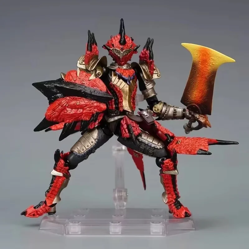 Anime Monsterhunter Lioleus Zinogre Gelede Actiefiguren Mecha Model Kit Desktop Ornament Pop Jongen Speelgoed Gift Collectible