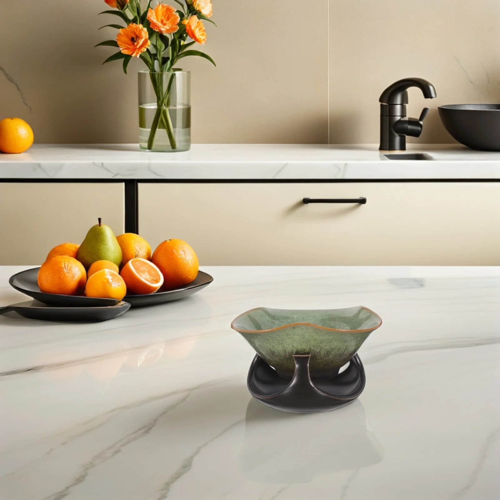 

1Set Porcelain Tea Strainer Fine Mesh Ceramic Loose Leaf Infuser Unique Kilnchange Craftsmanship Decorative Design