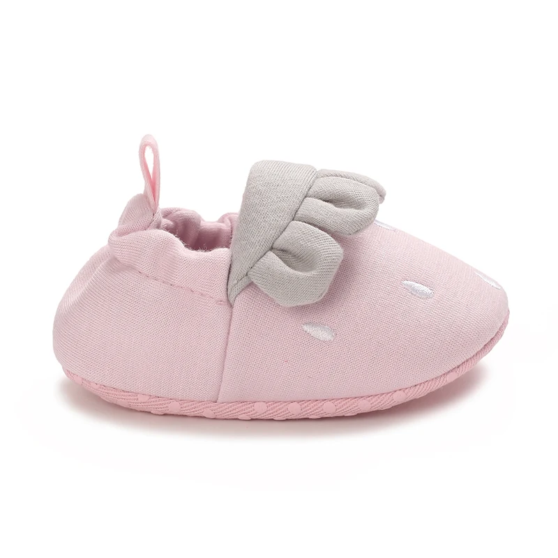 Cotton Cute Strawberry Winter Baby Booties Girl Boots Cotton Soft-Sole Non-Slip Warm Toddler First Walkers Infant Crib Shoes