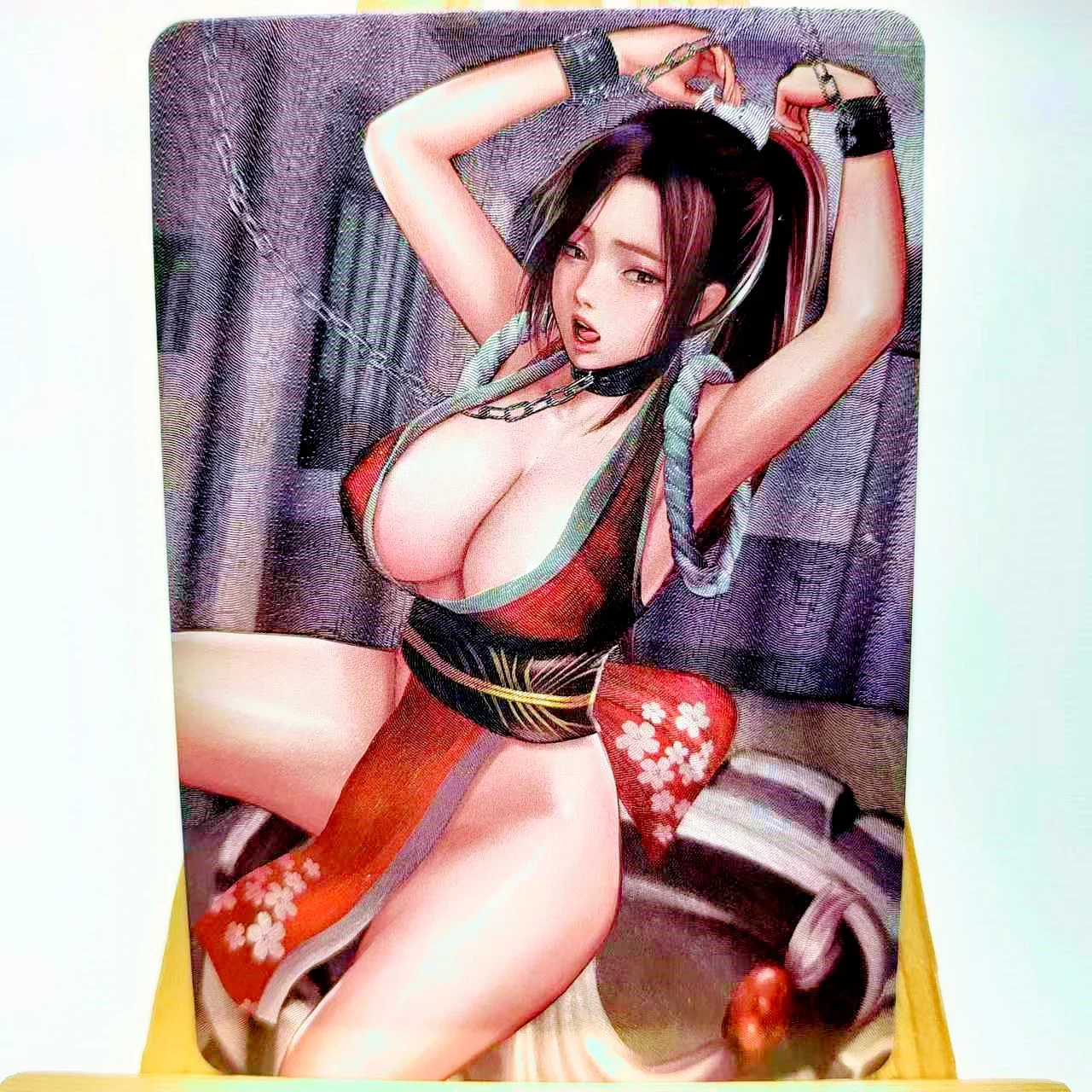 

14Stks/Set Anime Doujin ACG Mai Shiranui Cute Kawaii Girl Cartoon Gentleman Nude Sexy Toy Hobby Card Fan Collection Card