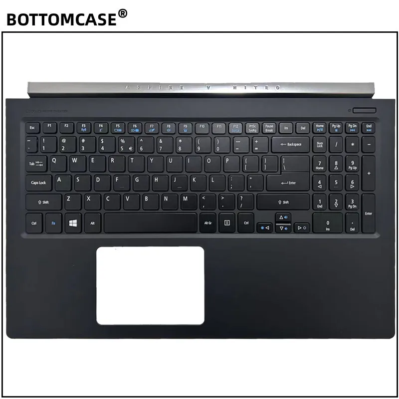 

95% новый для НИЖНЕГО КОРПУСА ® VN7-571 VN7-591G MS2391 Корпус ноутбука, крышка упора для рук с клавиатурой Черный 60.MQLN1.009