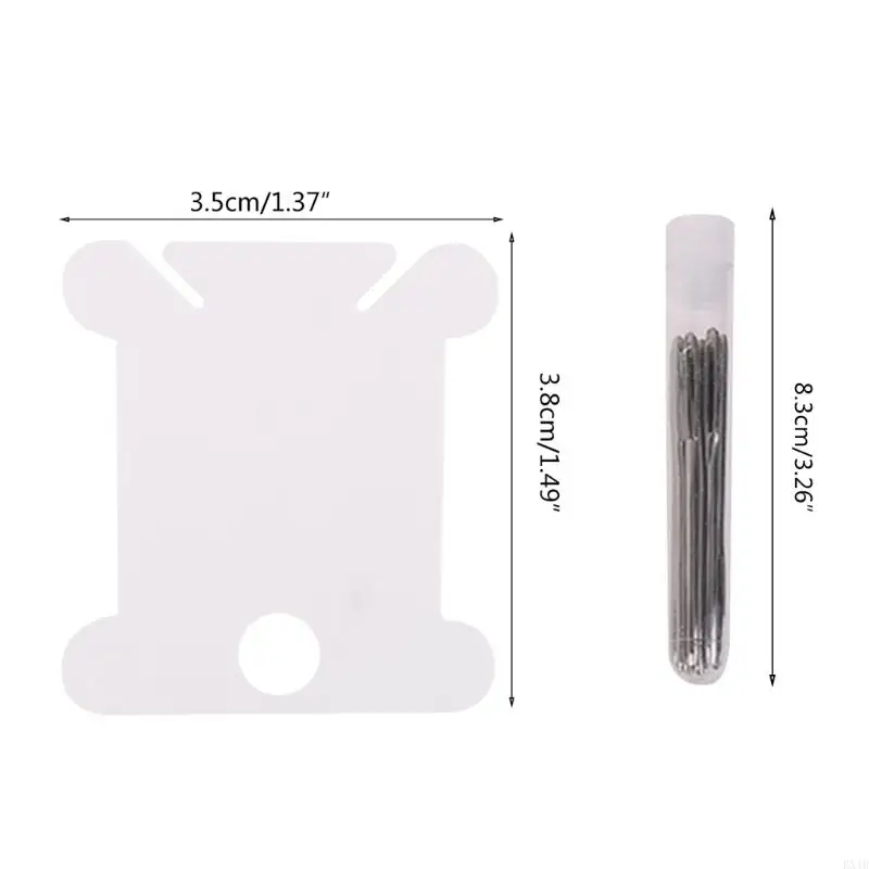 KX4B 300PCS تطريز خيوط الخيط مع 12 ٪ إبر الحياكة العينين لخياطة DIY لصالح صاحب تخزين غرزة المتقاطع