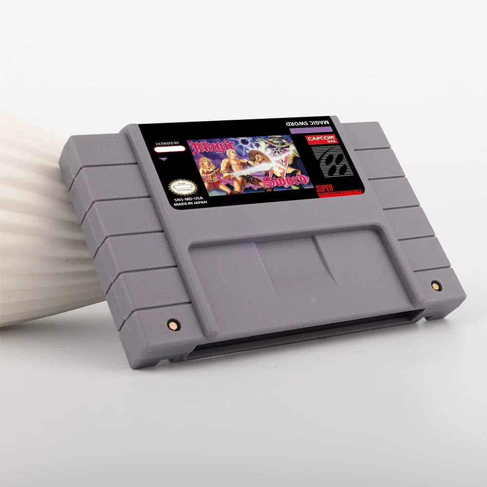Magic Sword Action Game for SNES 16 Bit Game for Nintendo USA NTSC System