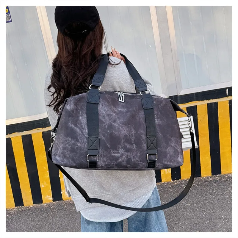 

2025 New Lightweight Luggage Bag Storage Bag Travel Bag Women Handbag Swimming Fitness Large Capacity Wet and Dry Separation