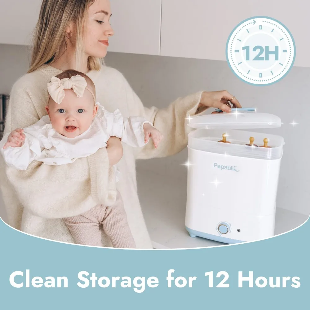 Papablic Baby Bottle Electric Steam Sterilizer and Dryer