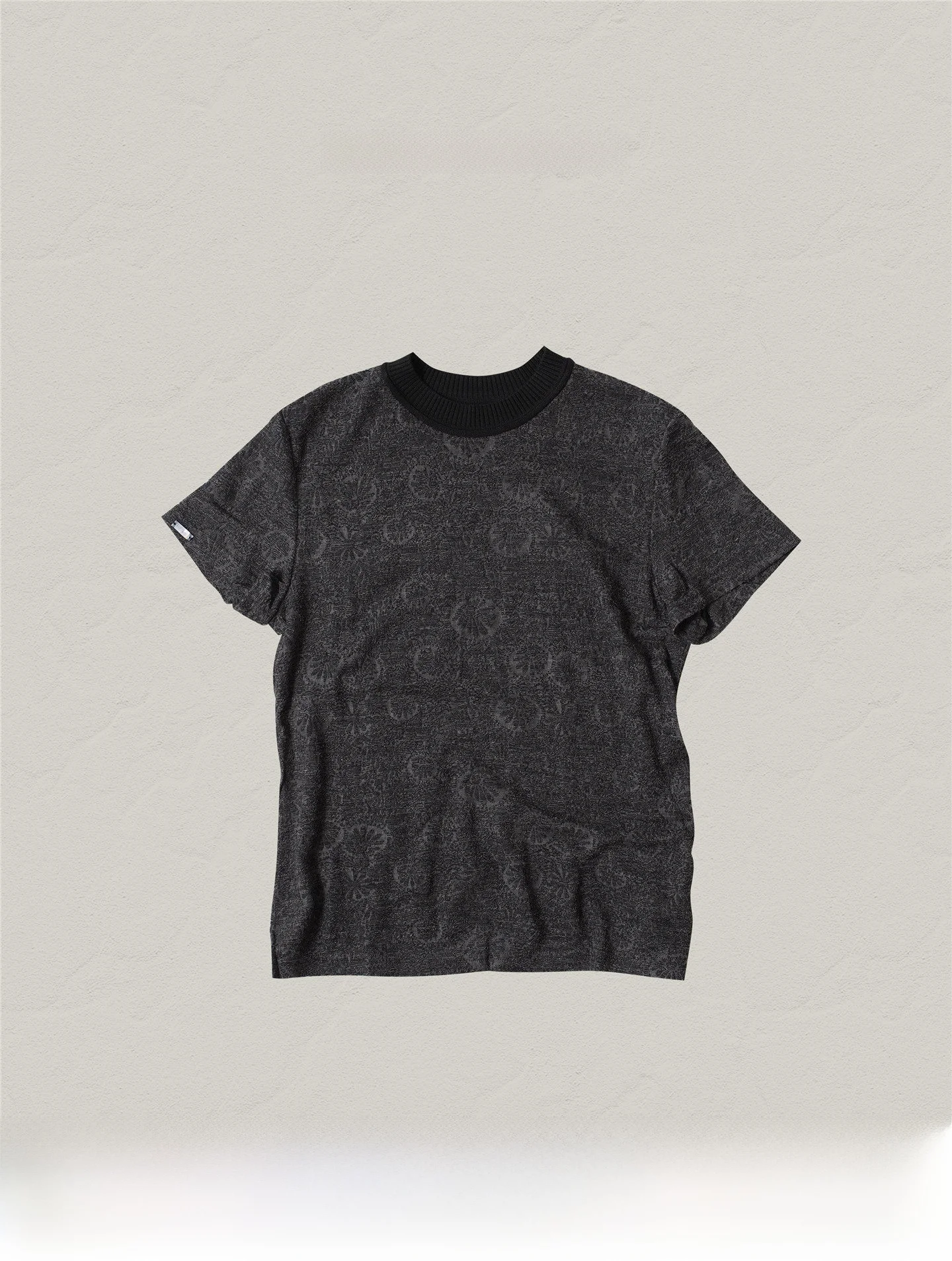 

Модная женская футболка Jiuxiaoya с круглым вырезом и принтом, с коротким рукавом, летняя новинка, простая универсальная базовая модель для ношения под одеждой