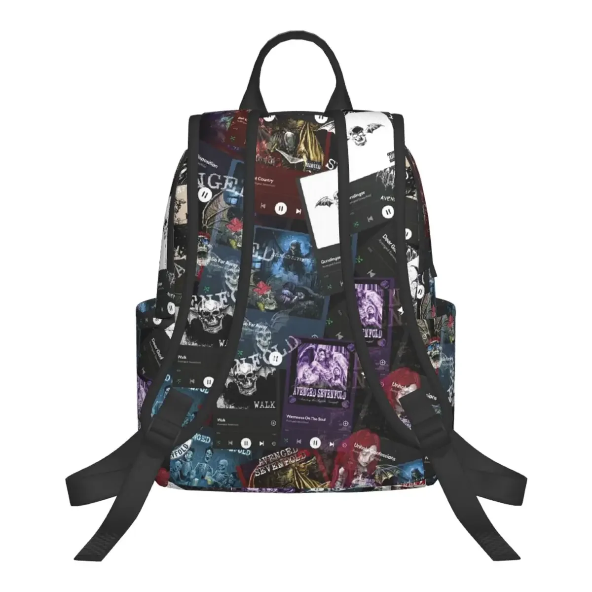 Avenged Sevenfold Student Backpack School Bag Hiking Travel Daypack for Boys Girls Bookbag Shoulder Bags
