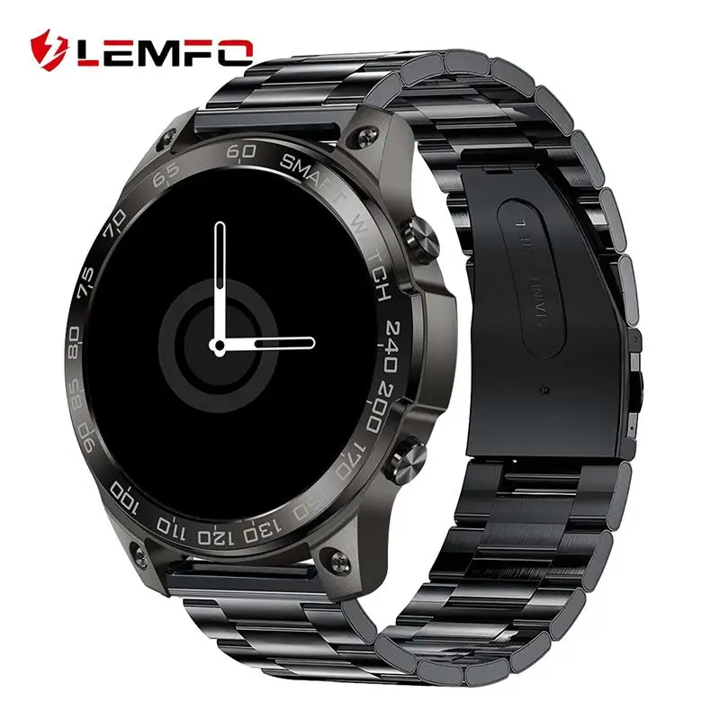 Top! Smart Watch Men AMOLED Screen Bluetooth Call Smartwatch 2023 NFC Waterproof Sport mode Health Monitor 400mAh 1.43