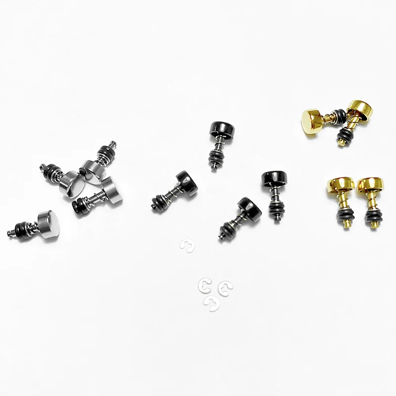GMW-B5000 Watch Crown Metal Button For Casio G-shock GMW-B5000 DIY Key Watch Button for 3459 movement Pusher Buttons Accessories