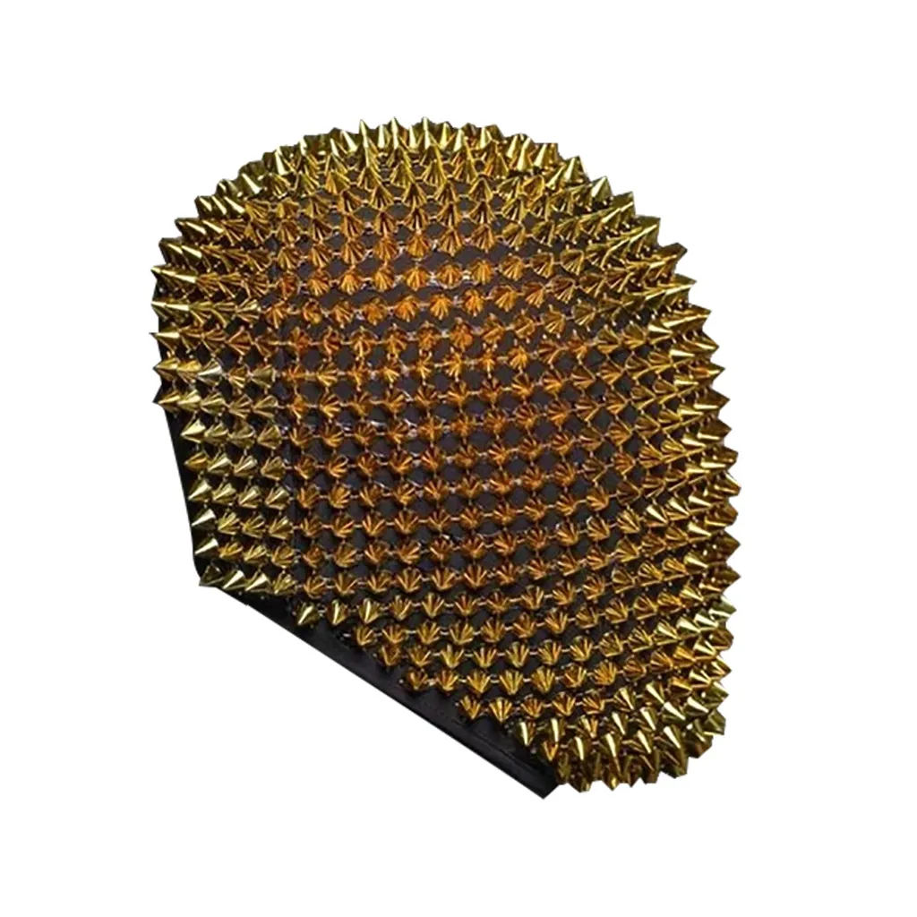 

Studded Spikes Full Face Margiela Face Cover Halloween Cosplay Funny Mask