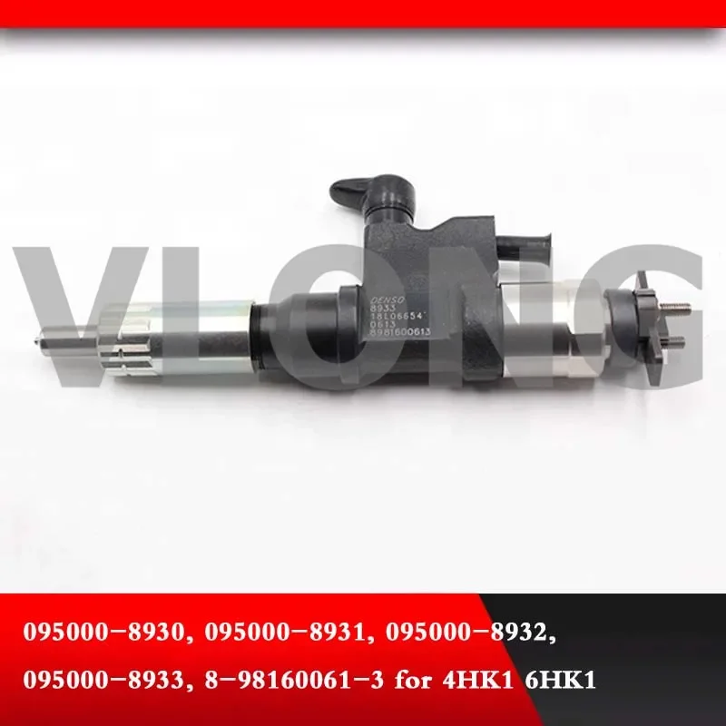 Genuine New Common Rail Fuel Injector 095000-8930 095000-8933 8933 for 4HK1 6HK1 8981600613 8-98160061-3