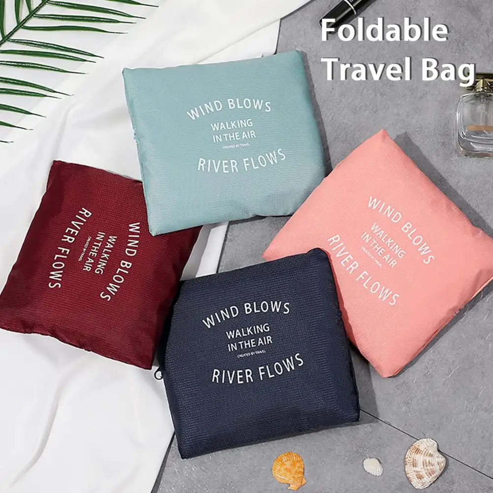 46x30 سنتيمتر طوي السفر حقيبة القماش الخشن حمل حمل حقيبة الأمتعة سعة كبيرة مقاوم للماء حقيبة التخزين المحمولة مع سستة 2026