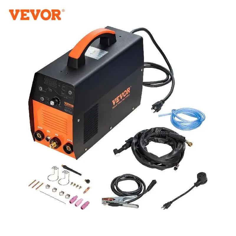 

VEVOR TIG Welder 3 in 1 110V High Frequency TIG/Stick/Clean Welding Machine with IGBT Inverter 155Amp Digital Arc Welder ARC