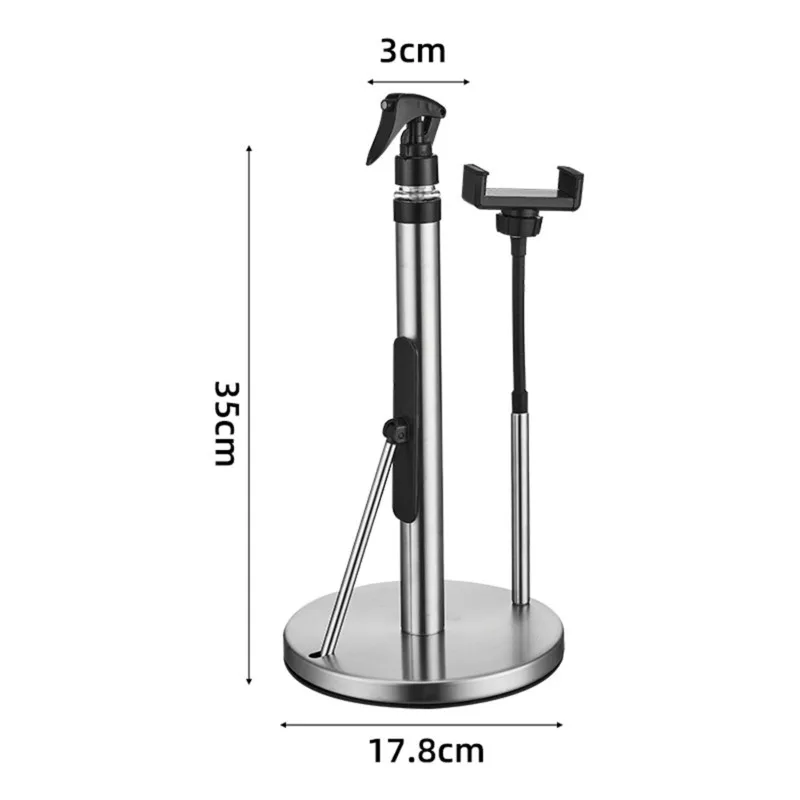 

ALIM-For Kitchen Decor And Accessories-Paper Towel Holder With Spray Bottle(Phone Holder) For Counter Space Optimization