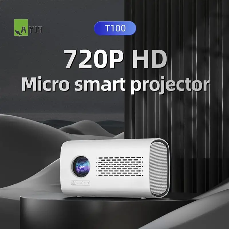 

AY14 -T100 Multifunction Home Projector Mini Portable Android HD Practical Convenient Projector