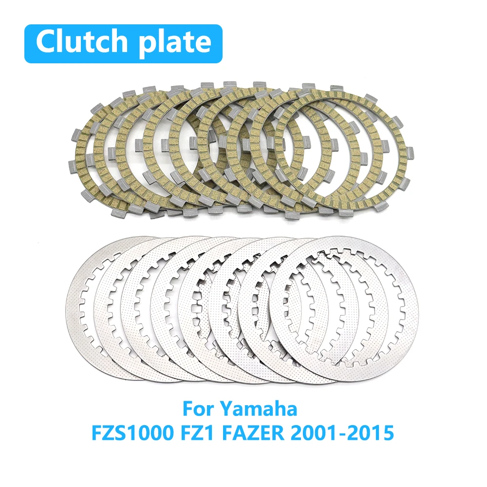 For Yamaha FZS1000 FZ1 FZS 1000 FZ 1 FAZER 2001-2013 2014 2015 Motorcycle Clutch Friction Disc Steel Plate Kit Accessories