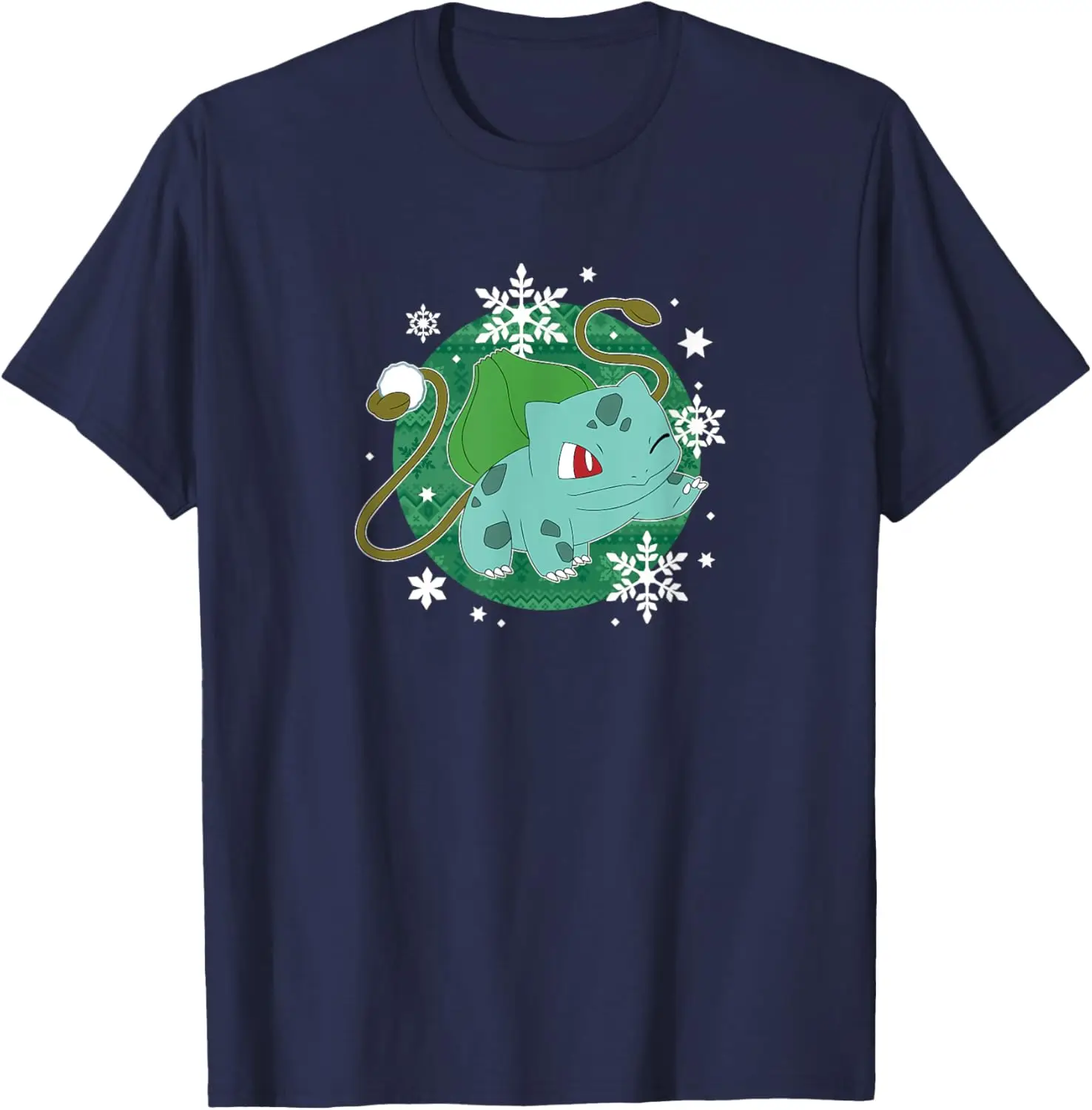 

MINISO X Pokémon — футболка с узором Bulba