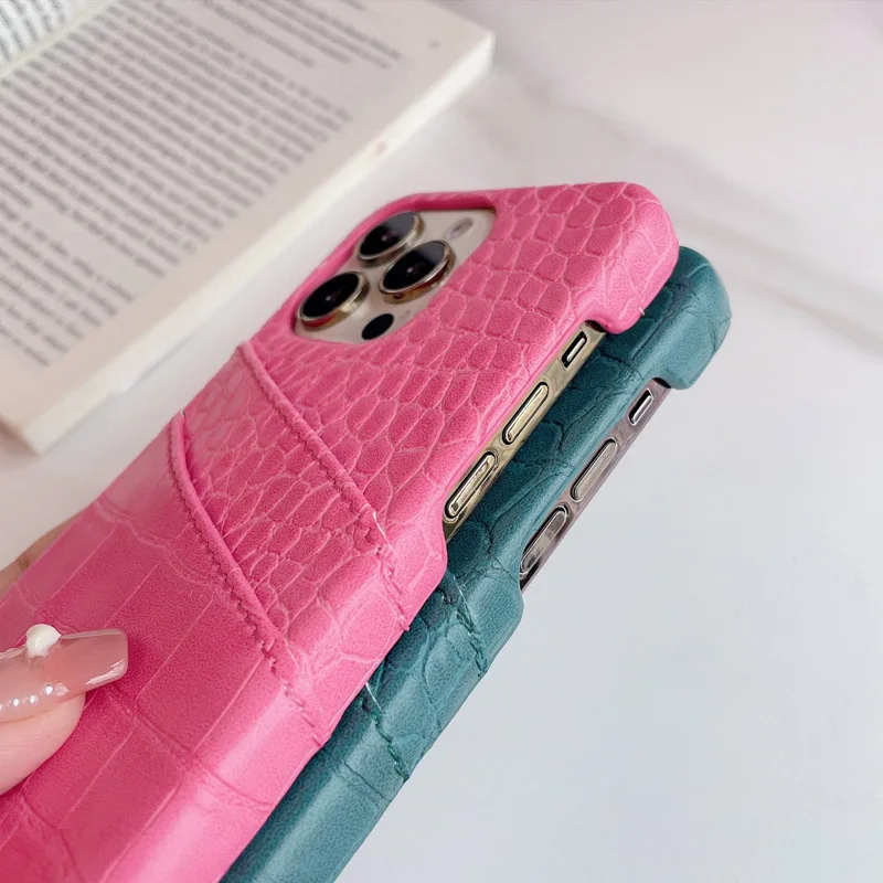 Персонализированный кожаный чехол-держатель для карт с буквами золотого и серебряного цвета для iPhone 14, 13, 12, 11, 15, 16, 17 Pro Max 15 Plus 17air PU Cover