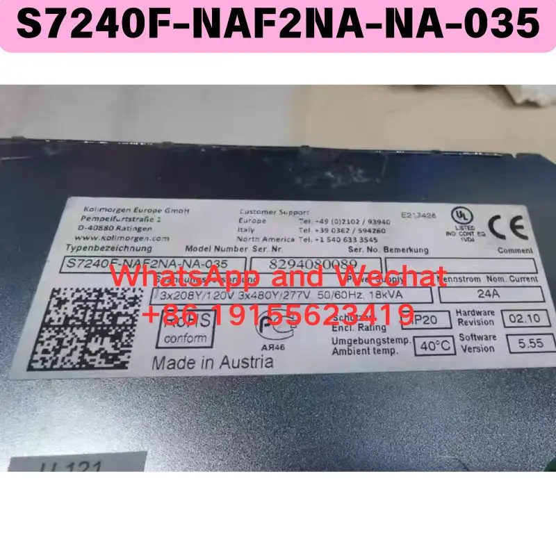 Used S7240F-NAF2NA-NA-035 Driver Functional test OK Fast delivery