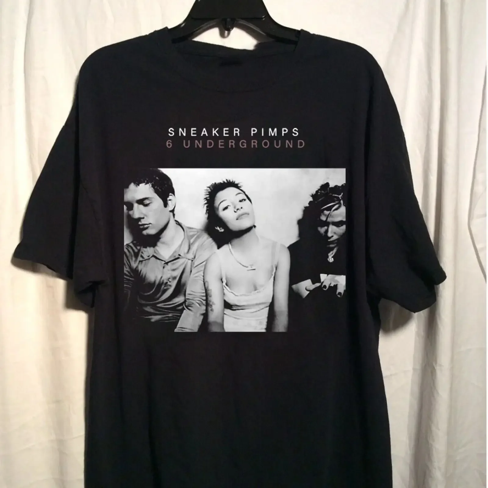 6 Underground Sneaker Pimps  Adult T Shirt GE490 vintage Washed homme fashion Unisex Breathable Comfortable