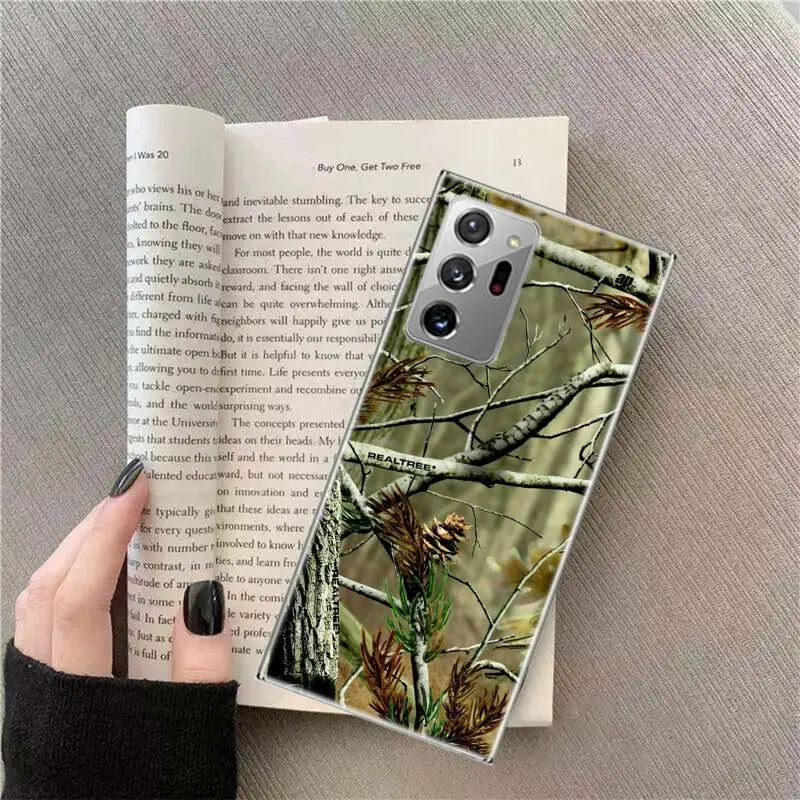 Realtree Real Tree Camo Phone Case For Samsung Note 20 Ultra 10 Lite 9 8 M11 M12 M21 M30S M31 Galaxy M32 M51 M52 A9 A8 A7 A6 Plu