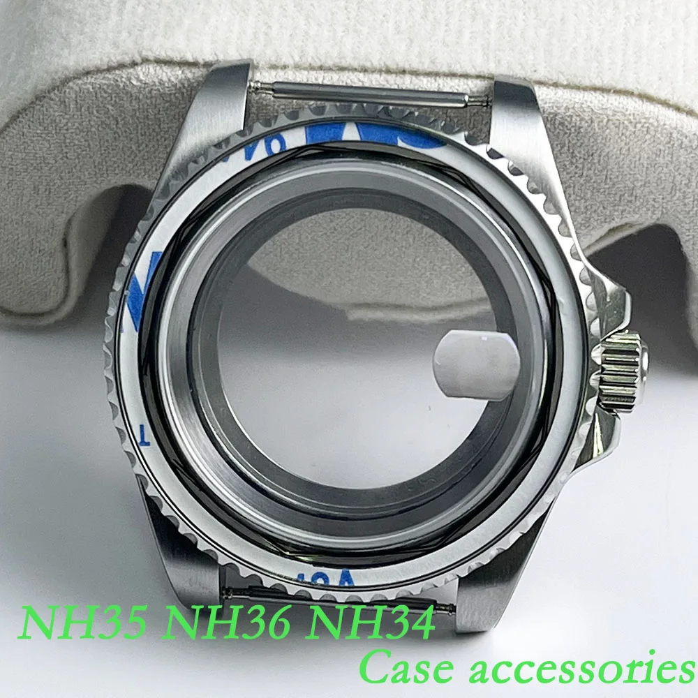 NH35 Case Diving Stainless Steel Case Men\'s Watch Suitable For NH35, NH36, NH34 Movement Watch Replacement Parts