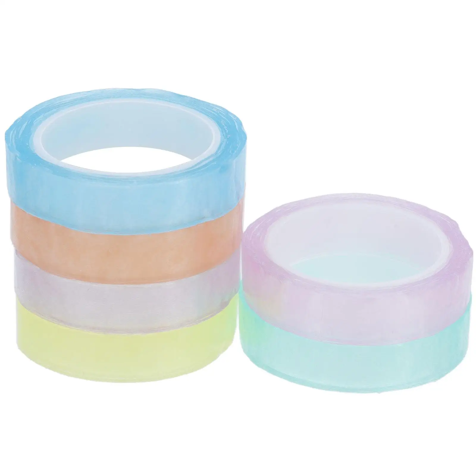 

6 Rolls Ball Tape Tape For Ball Colorful Sticky Tapes Plastic DIY Toy Creative Decorative Rolling